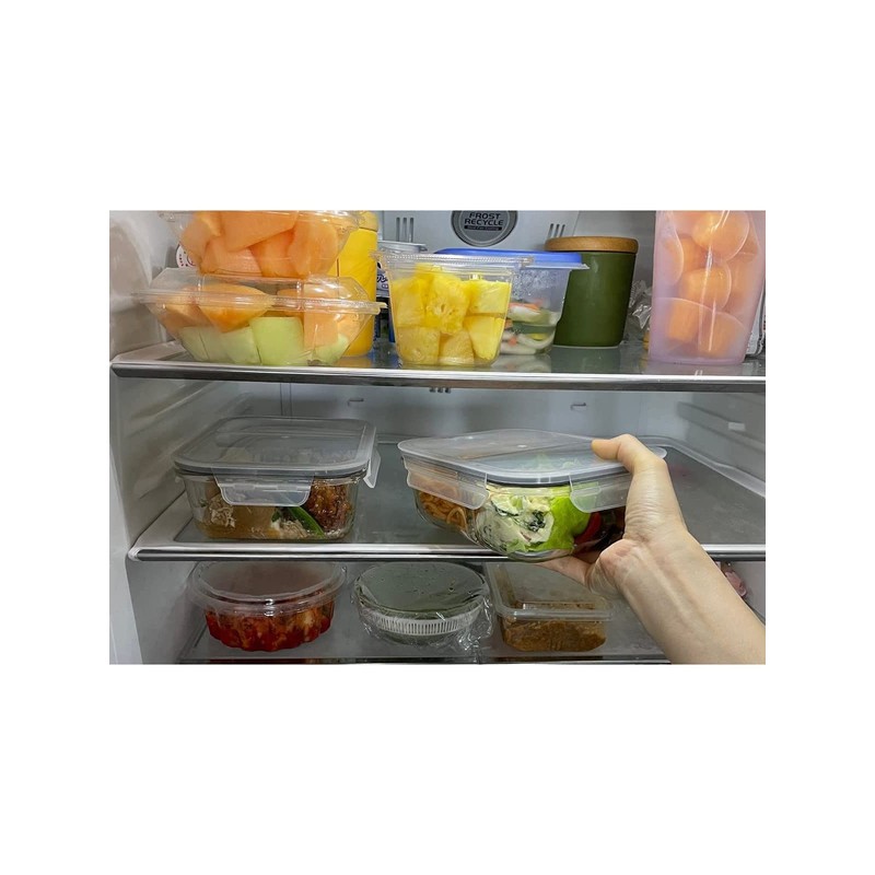 Felio 20717 Heat Resistant Food Container, 2 Divided L32.8 fl