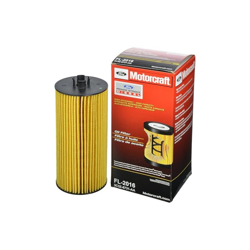 Motorcraft Filtro de Aceite FL-2016, Negro, Paquete de 1