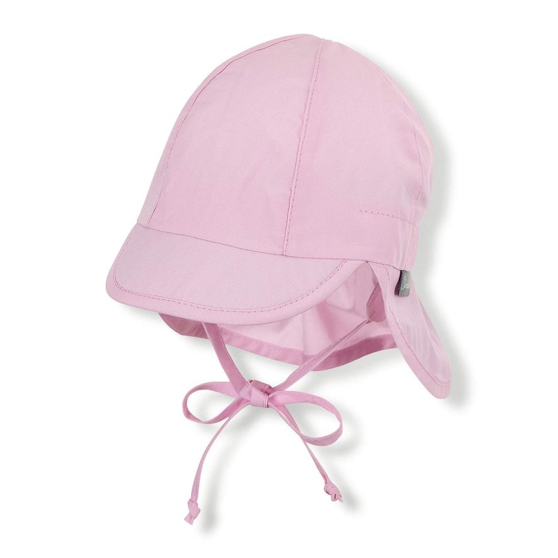 Sterntaler Unisex Children's Peaked Cap with Neck Protection, with Ties