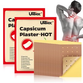 16 Stück Schmerzlinderung Patch, Schmerzlinderung Wärmepflaster Aufkleber für Nacken und Schulter, Schmerzlinderung für Schulter, Wärmepflaster Schmerzpflaster für Lendenwirbelsäule, Knie