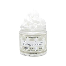 Creamy Coconut Whipped Soap, Regular Soap, Body Wash, and Shave Cream All In One (Medium)