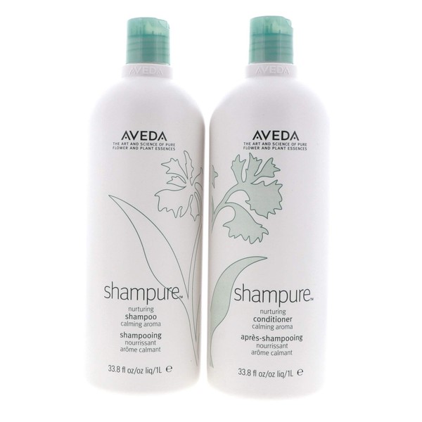 Aveda Shampure Nurturing Shampoo and Nurturing Conditioner Duo 33.8 Ounces Set