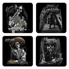 David Gonzales Art Set Of 4 Coasters - Western