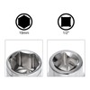 sourcing map 6-Point Shallow Socket, 1/2" Drive 18mm 19mm Shallow