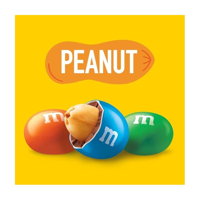 M&M Peanut Chocolate Candy Delicious and Colorful Candy for Party