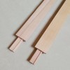Btibpse Wooden Drawer Slides 17-3/4 Inches Classic Wood Center Guide
