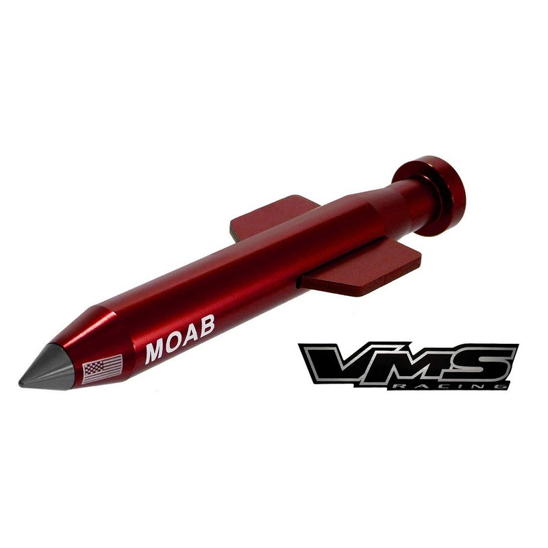 VMS RACING Combo RED MOAB ANTENNA & RED ANODIZED HOUSING
