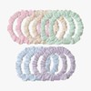 헤어 머리 끈 곱창 밴드 파스텔 세트 (WFIQCXF) Pastel Set Hair Tie Scrunchie Band (WFIQCXF)