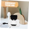 SAFIGLE 2pcs Lightweight Wipes Case Portable Wet Tissue Box Dispenser
