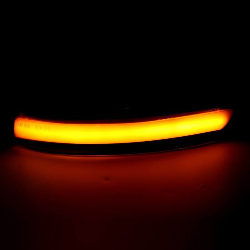 Pair Rear View Mirror Lamps Set LED Turning Signal Dynamic