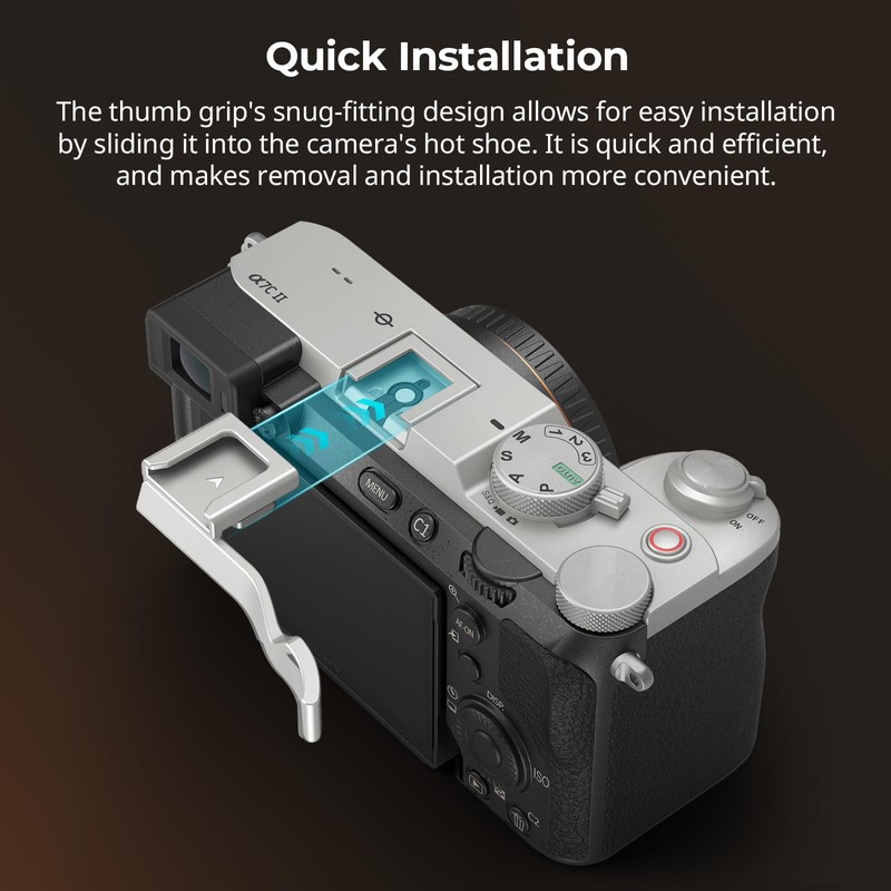 SMALLRIG Thumb Grip for Sony Alpha 7C II/Alpha 7CR /