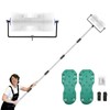 Spike Roller for Self Leveling Cement,9 Inch Screed Spiked Roller