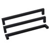 goldenwarm Black Kitchen Cabinet Handles 8inch Hole Centers - LSJ12BK204