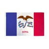 Iowa Flag 3x5ft Polyester - Perfect for Residential, Business Fronts