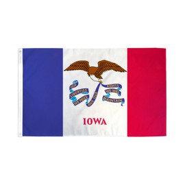 Iowa Flag 3x5ft Polyester - Perfect for Residential, Business Fronts and Dealerships, etc!