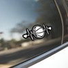 Basketball Heartbeat Vinyl Decal Sticker | Cars Trucks Vans Walls