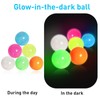 4 Pcs Ceiling Balls Glowing Sticky Balls, Stress Balls Glow