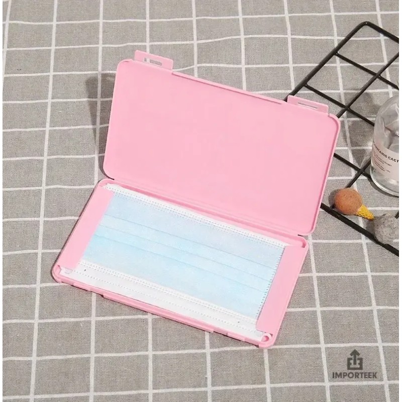 Kk . Estuche Porta Cubrebocas Reutilizable Mascarilla Case