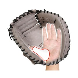 Catcher's Thumb Shield Baseball Thumb Guard for Baseball & Softball Catchers Thumb Protector for Baseball Catcher Gear Training Aid Catcher Accessories Reduce Catching Sting-White