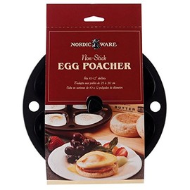 Nordic Ware 3-7/8 in. W Black Egg Poacher Insert Tray