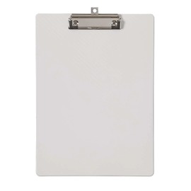 MAUL MAULflexx A4 Writing Case | Clipboard Folder in A4 Format for Documents | Durable Conference Folder | Retractable Hanging Eyelet | Folder with Clip for Loose Paper | White