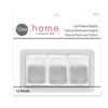 Dritz Home Covered Lead Drapery Weights, 12-Piece, White (Pack of