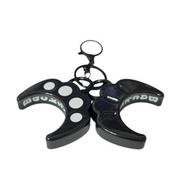 BacksRush Attractive Golf Ball Case Cute Series 2Style Golf Ball Holder with Carabiner Set of 2, Black