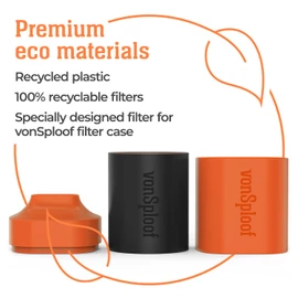 vonSploof Personal Smoke Air Filter to Trap Smoke and Odor - Eliminates Smoke for Buddy with Sploof Evaporator Easy to Use and Durable Replacement Filter for Up to 500+
