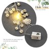Yean- Enredadera para el cabello de novia con luz LED,