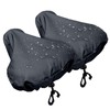 JeeSoarToFar Bike Seat Cover, 2pcs Waterproof Bicycle Seat Rain Cover