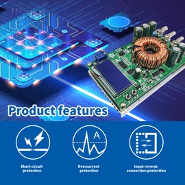 DC-DC Step Down Buck Converter, 300W 20A High Power Step Down Converter Adjustable Voltage Regulator Voltage Converter, 7-50V to 0-36V Step Down Module Constant Voltage Current Power Supply Converter