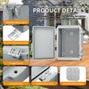 Joinfworld Outdoor Electrical Box Waterproof Junction Box Plastic Outdoor Weatherproof