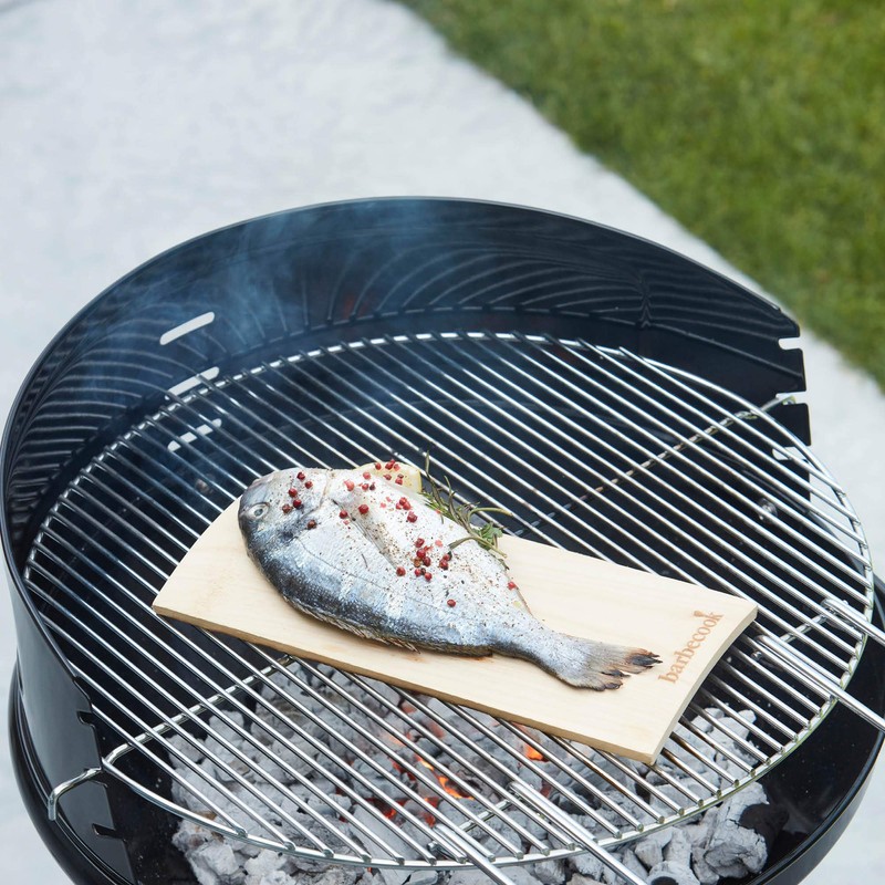 barbecook Set of 2 Cedar Wood Grill Boards for Grilling