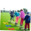BIUDECO 5Pairs Compact Classroom Carpet Markers Spot Markers for Training