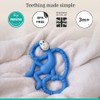 Mordedera para Bebé MatchStick Mini Monkey Mordedor, Azul (Blue), 10