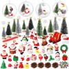 Roowest 96 Pcs Miniature Ornaments for Snow Globe Kit DIY