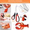 Crab Crackers And Tools, Crab Leg Cracker Tool Set Of