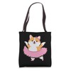 Cute Corgi Ballerina, Funny Ballet Corgi Tote Bag