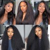 Lakaisa Human Hair Wig, Yaki Wave Human Hair, 4 x