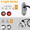 Super Bright Rechargeable Mining Headlamp, 1+2 LED Hard Hat Light,