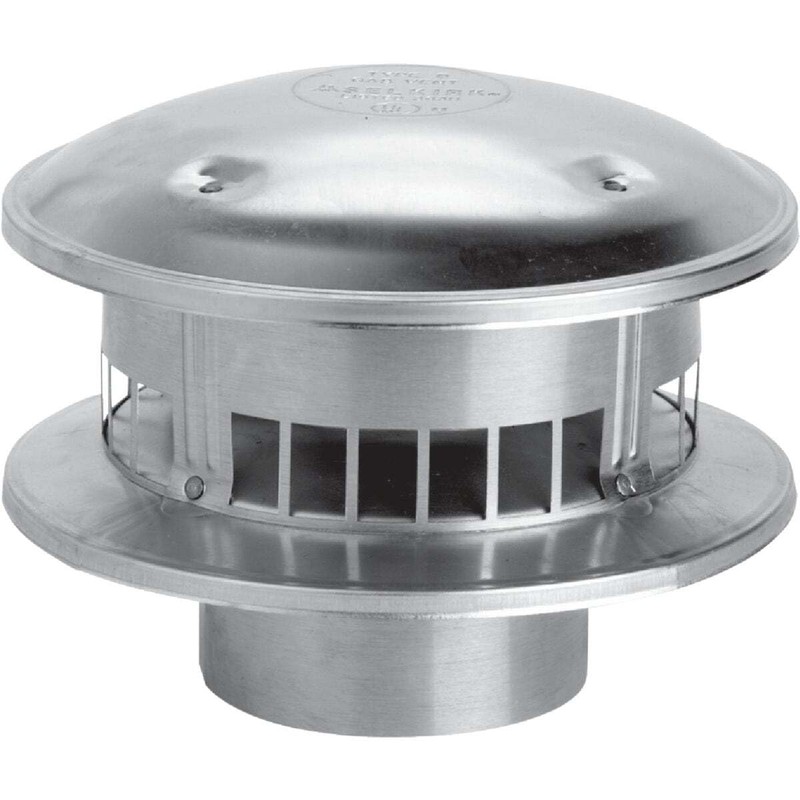 SELKIRK 104800 Gas Vent Type B, 4"cap