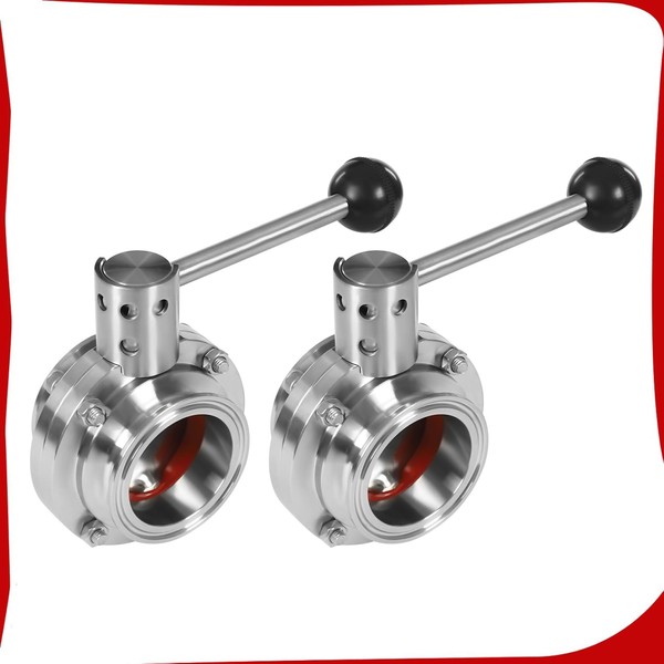 2 Inch Tri Clamp Sanitary Butterfly Valve with Pull Handle
