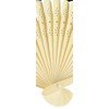 VON LILIENFELD Bella Paper Fan Bamboo Sticks, turquoise, Contemporary