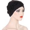 Womens Stretchy Cotton Chemo Cap Hats Headwear (AU, Alpha, One