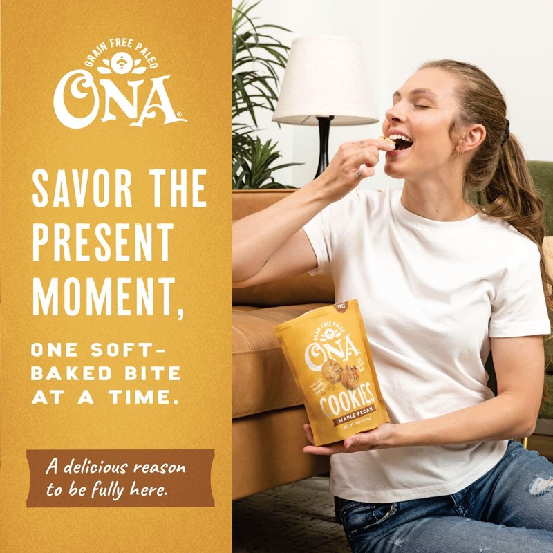Ona Cookies Top Variety 4-pack, Ready to eat, Gluten free,