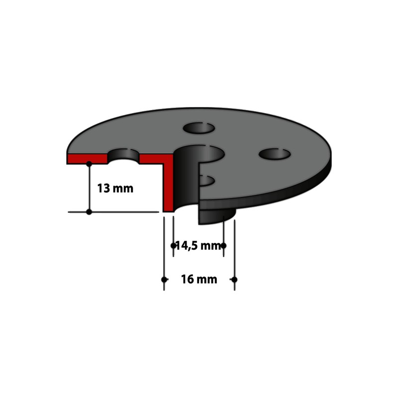 Makita Templet Guide 16 344364-5