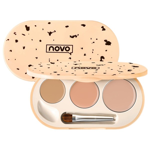 Erinde Concealer, Palette, 3 Colors, Dark Eraser, Popular, Spot Cover,