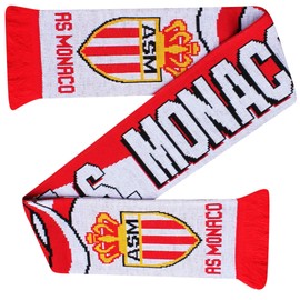 AS MONACO Ligue 1 Football Scarf (100% Acrylic)