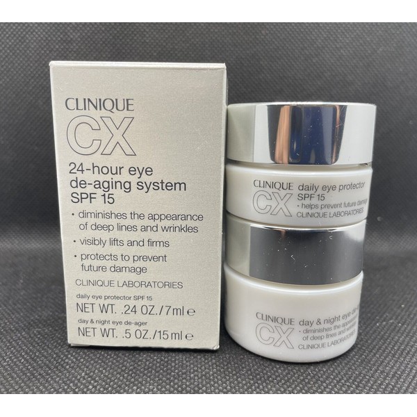 Clinique - CX 24-Hour Eye System (Phase 2 CX Daily Eye Protector SPF 15)