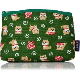 Maeda Shoko Wafu Biyori 117648 Mameshiba no Okishi Bottom Pouch Green